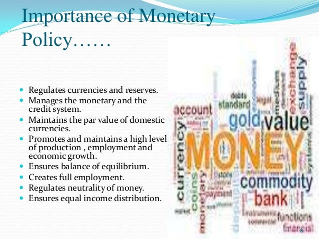 Monetary Policy Theoritical Monetary Policy Theoritical