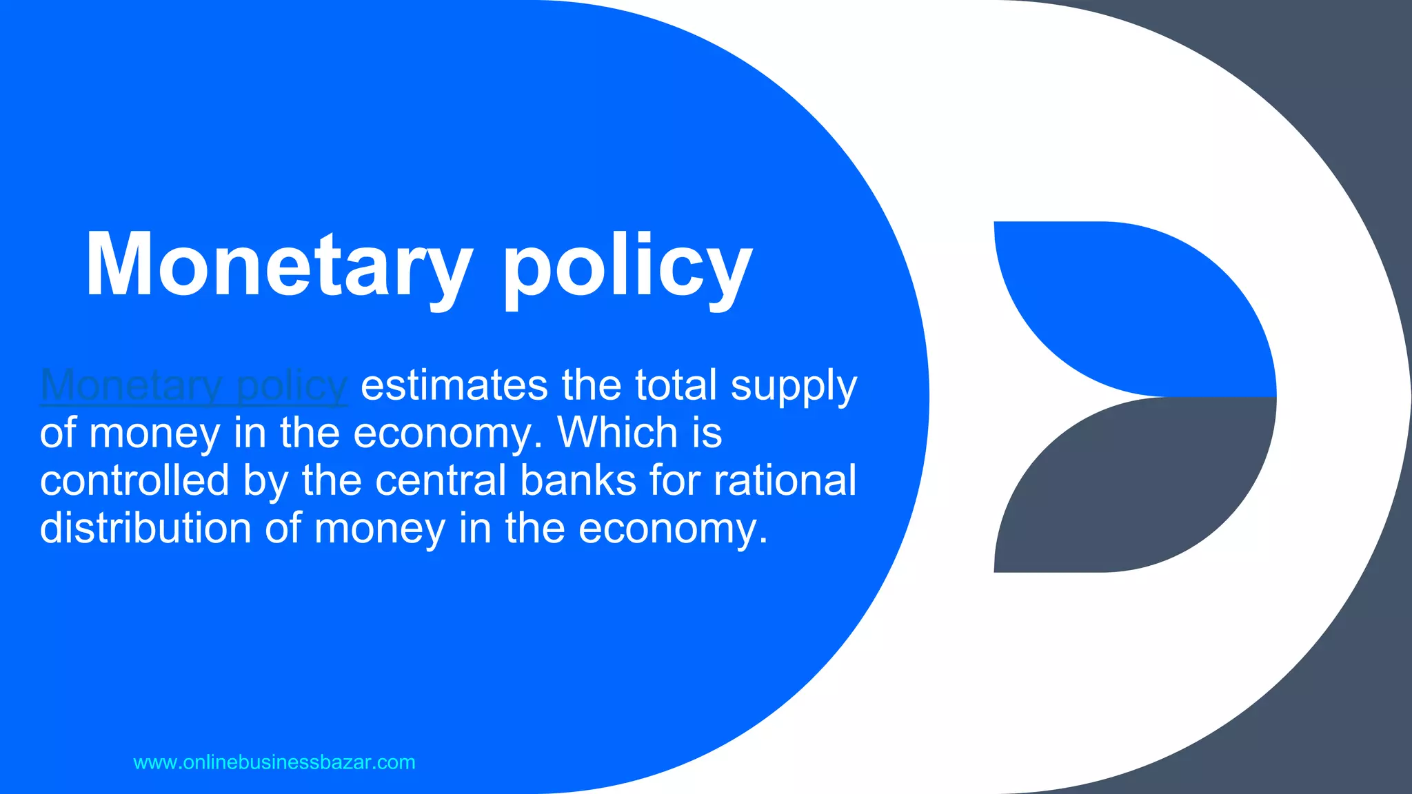Monetary policy vs fiscal policy 1 pptx
