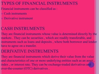 Underlying Instrument INTERATIONAL FINANCIAL SYSTEM | PPTX