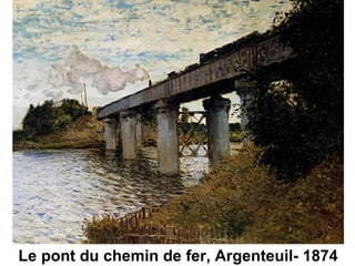 Le pont du chemin de fer, Argenteuil- 1874 