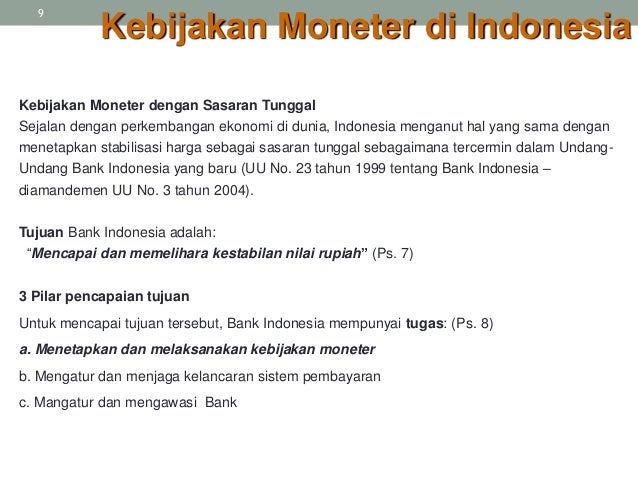 Moneter Fiskal Moneter Fiskal