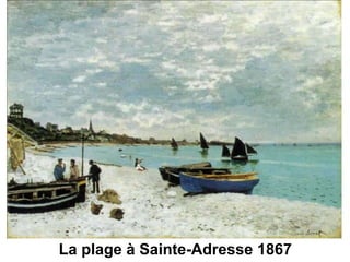 La plage à Sainte-Adresse 1867 