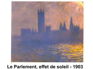 Le Parlement, effet de soleil - 1903   