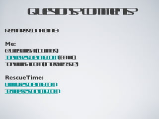 Questions?  comments? Reminder contact info: Me: @webwright (Twitter) [email_address]  (Email) tonywright.com (interweb site) RescueTime: www.rescuetime.com [email_address] 