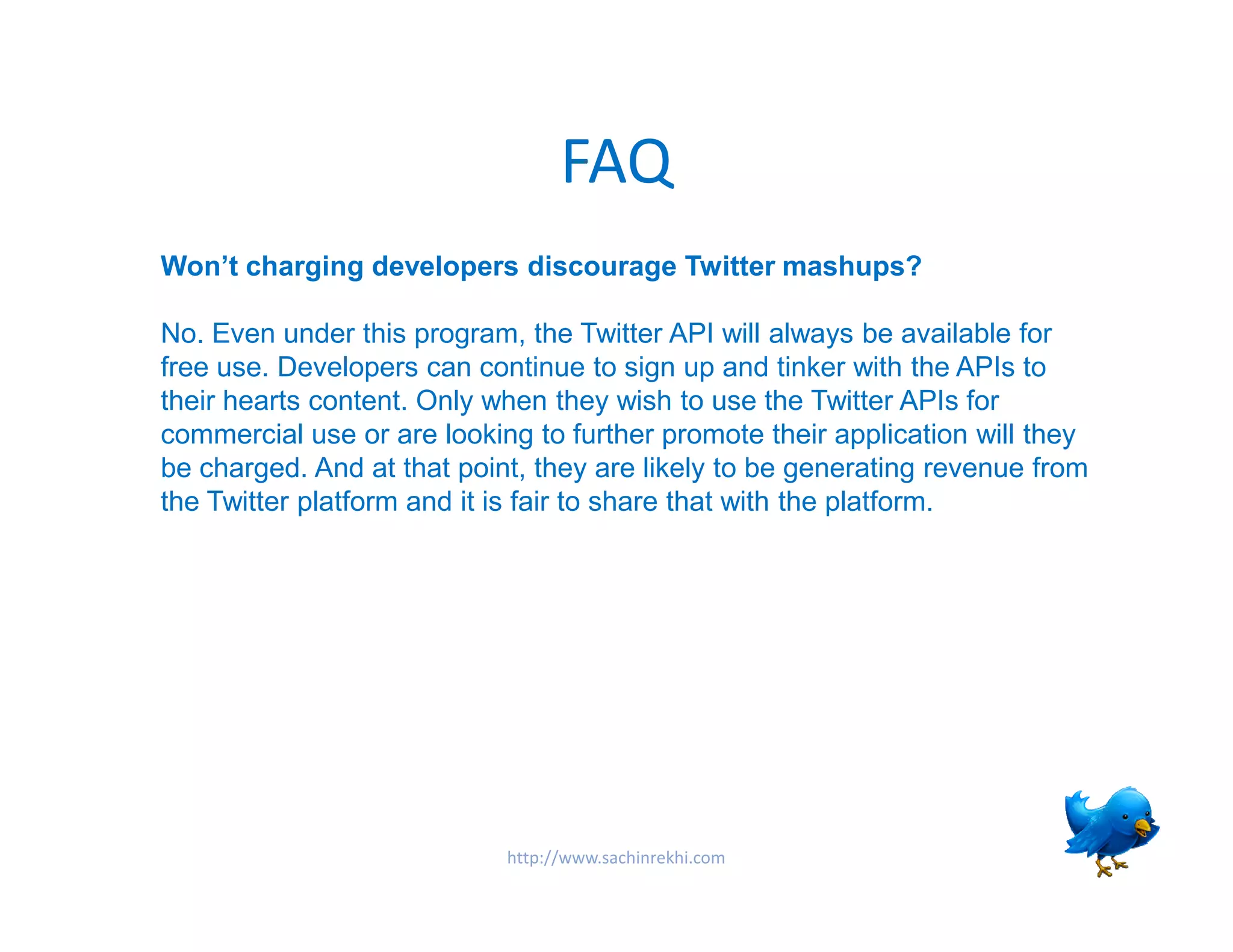 Monetize The Twitter API