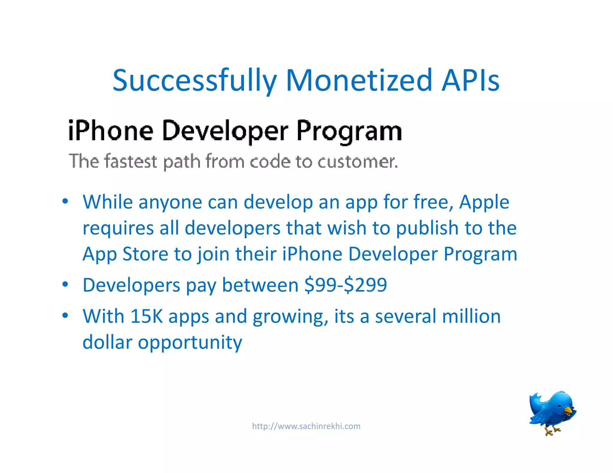 Monetize The Twitter API