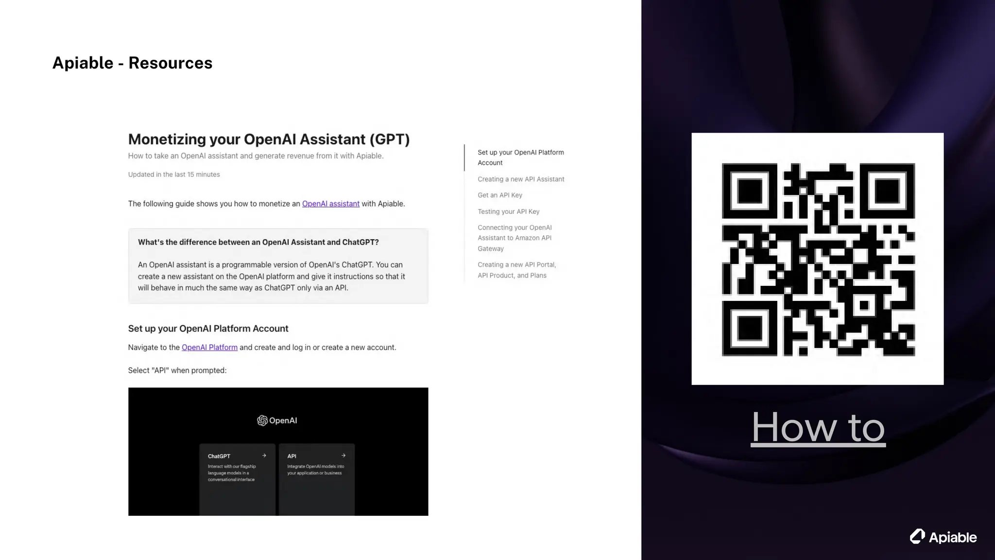 Apiable - Resources
How to
 