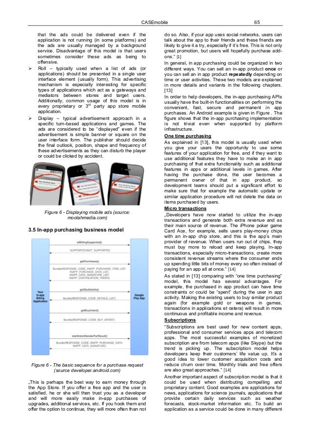 Monetizing Mobile Applications