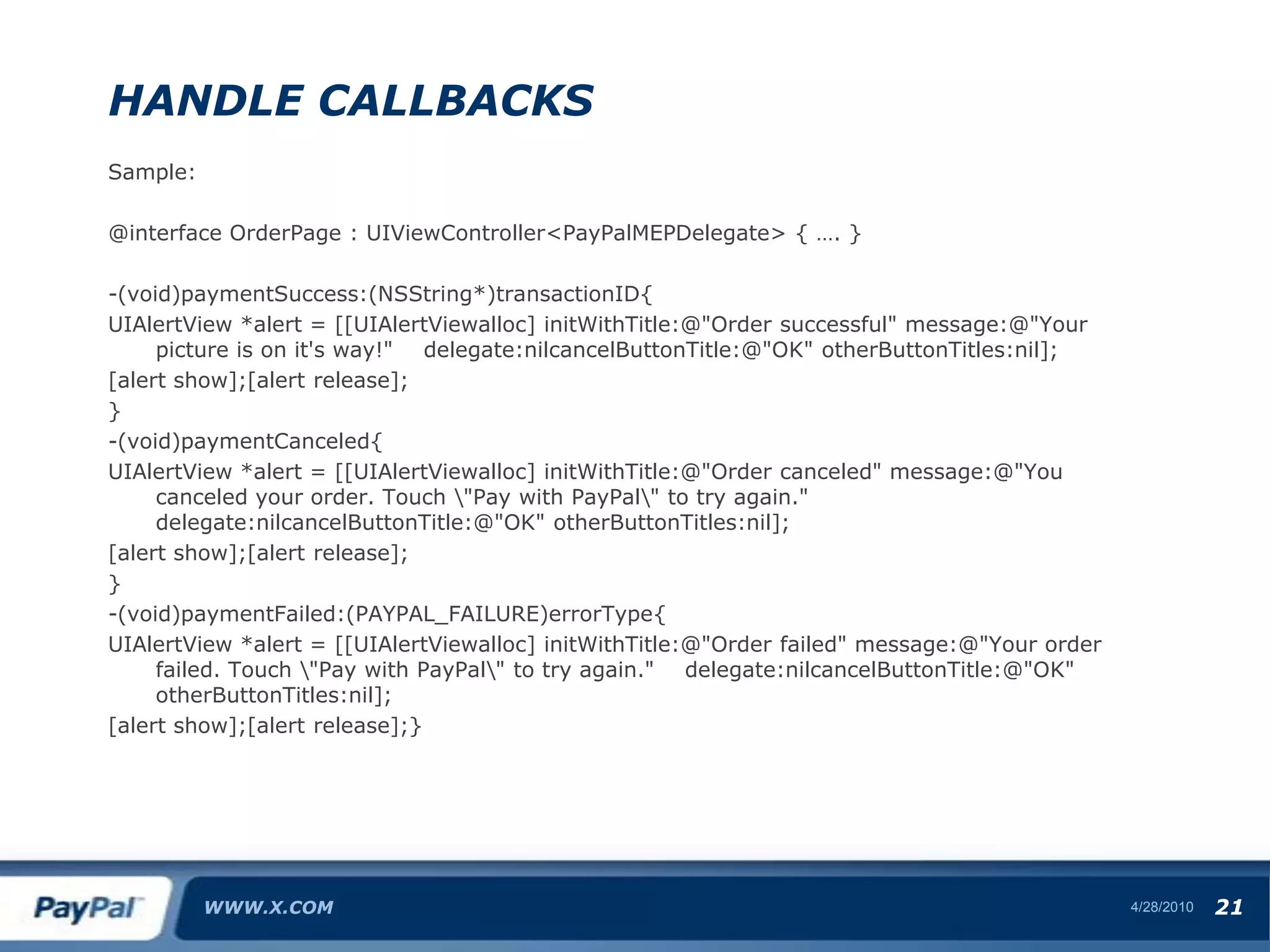 Profile related functionality SMSSend money, check balance, request money using SMSBAL