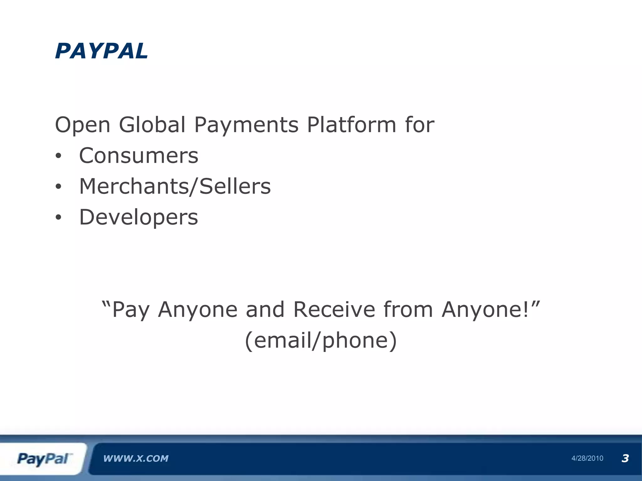 PayPal on Mobile
