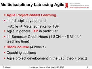 Agile Project-Based Teaching and Learning | PPT