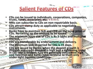 Treasury bill marketTreasury Bills are money market instruments to finance the short term requirements of the Government of India. These are discounted securities and thus are issued at a discount to face value.The return to the investor is the difference between the maturity value and issue price. 