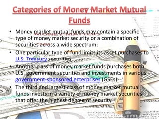 CONT… It’s held in De-mat form.  CP can be issued in denominations of Rs.5 lakh or multiples thereof. Amount invested by a single investor should not be less than Rs.5 lakh (face value).  Issued at discount to face value as may be determined by the issuer.  Bank and FI’s are prohibited from issuance and underwriting of CP’s.  Can be issued for a maturity for a minimum of 15 days and a maximum up to one year from the date of issue.