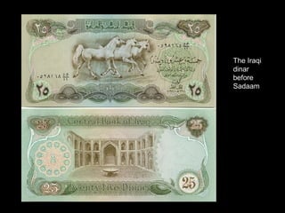 The Iraqi dinar before Sadaam 