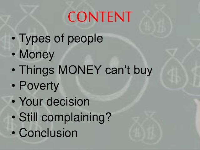 Money Is Not Everything - 