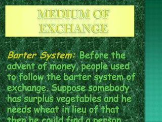 Money and credit | PPTX