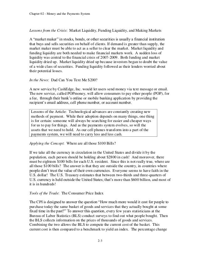 Money Banking and Financial Markets 3rd Edition Cecchetti Solutions M…