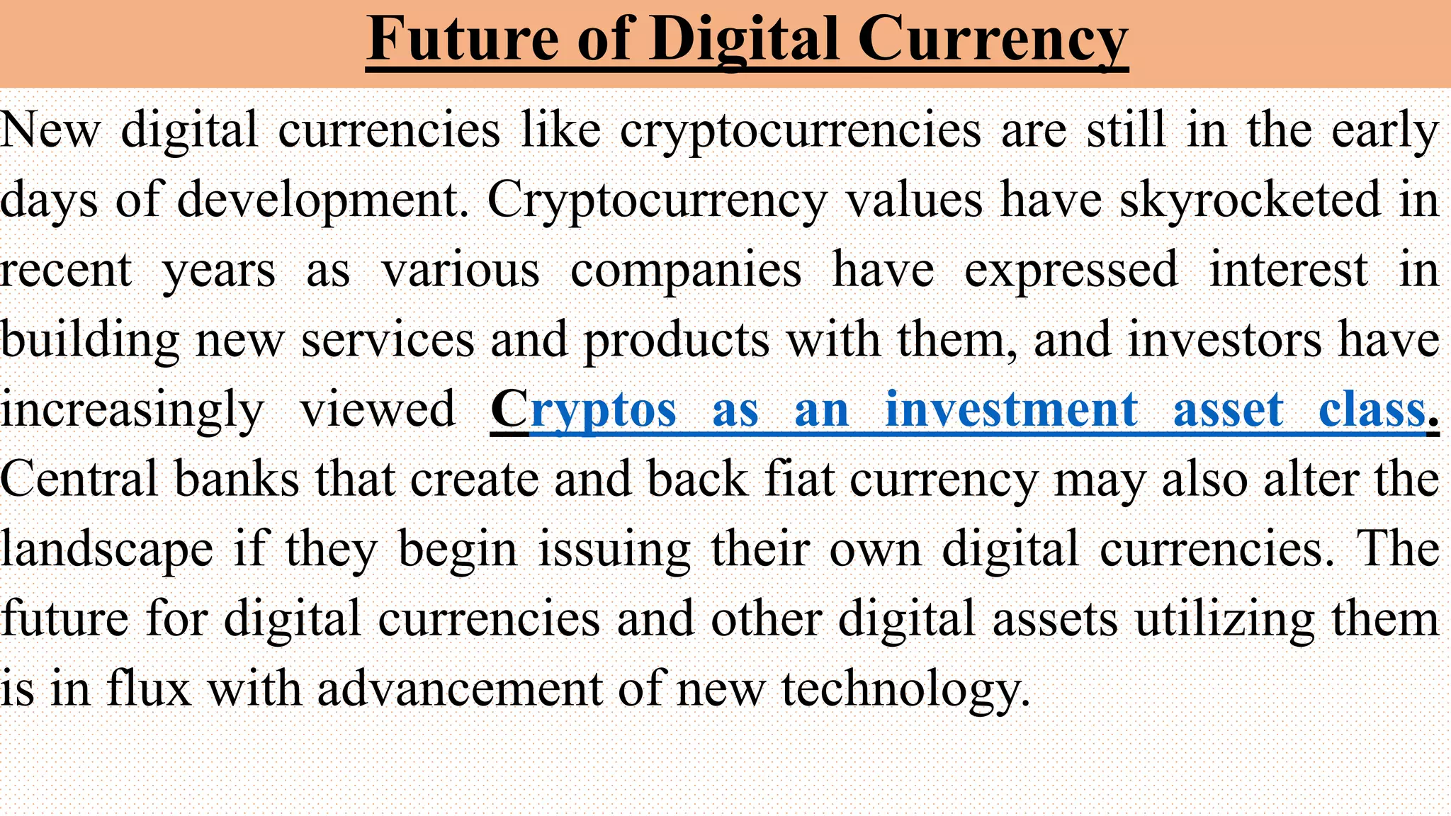 Money - Special Reference to Digital Money .pptx