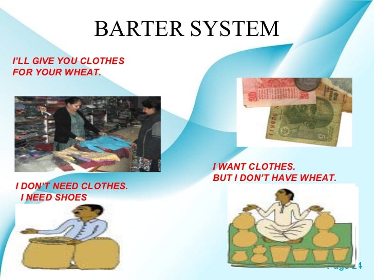 Barter trade system ppt