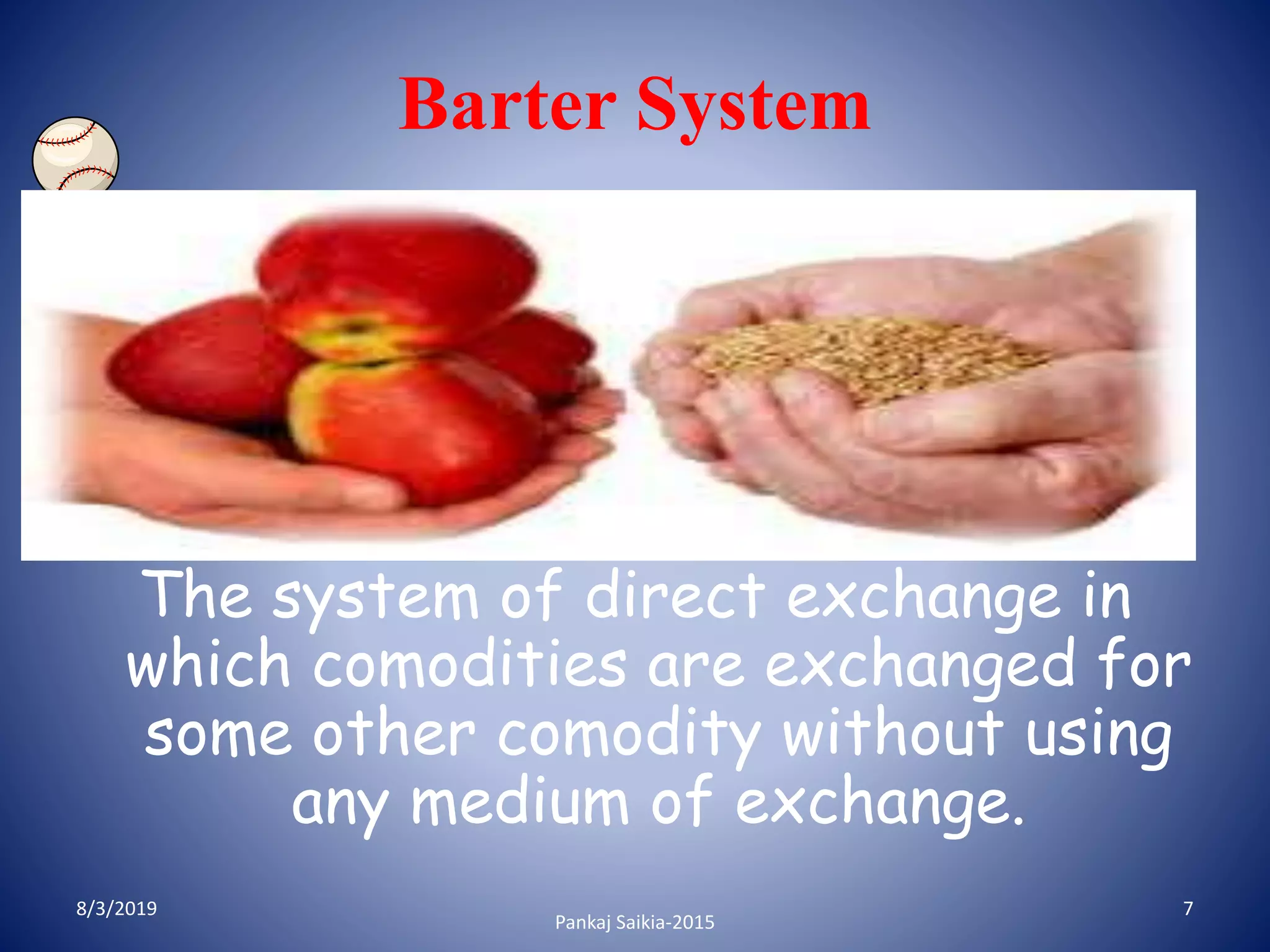 Money and credit | PPTX