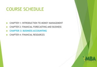 Money and finance management chapter 3 | PPTX