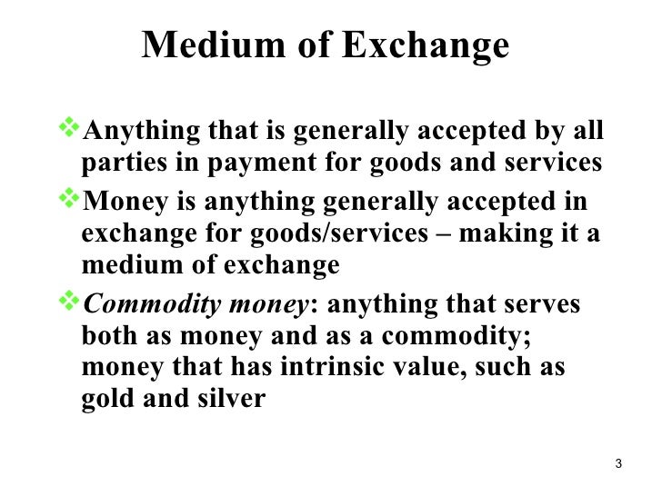 Money And The Financial System