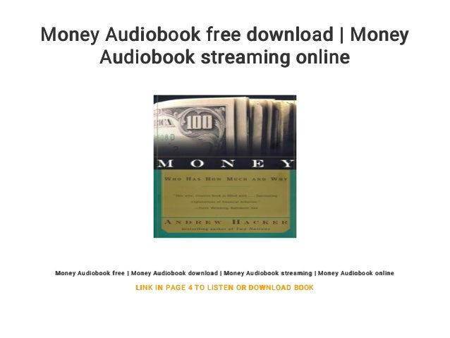 Money Audiobook free download | Money Audiobook streaming online