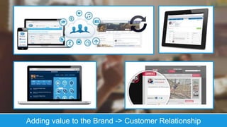 Adding value to the Brand -> Customer Relationship
 