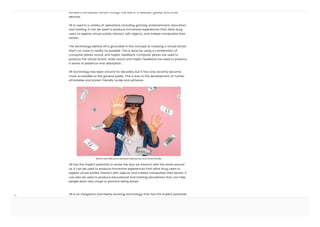 What is the Difference Between Metaverse and Virtual Reality? | PDF