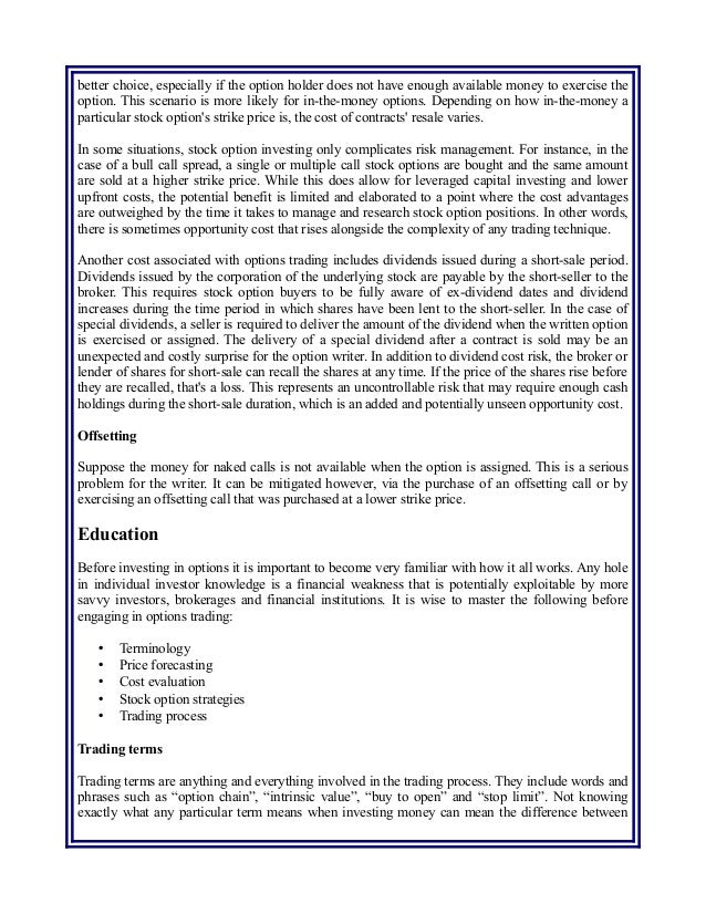 Issuing stock options in the money