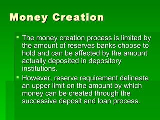 Money creation | PPT