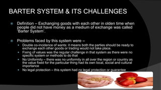 Barter Problem Money & Credit | PPTX