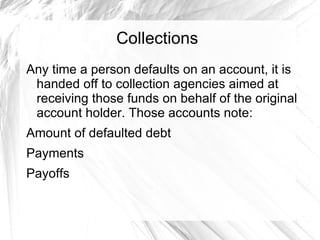 Personal Information Personal information includes: Name and Address 