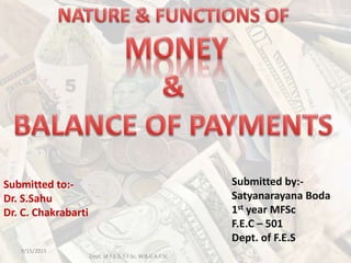 Submitted by:-
Satyanarayana Boda
1st year MFSc
F.E.C – 501
Dept. of F.E.S
Submitted to:-
Dr. S.Sahu
Dr. C. Chakrabarti
9/15/2015
Dept. of F.E.S, F.F.Sc, W.B.U.A.F.SC
 