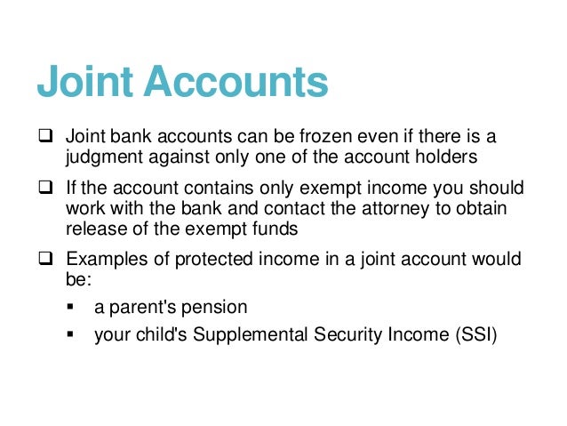 What is a joint bank account and how does it work?