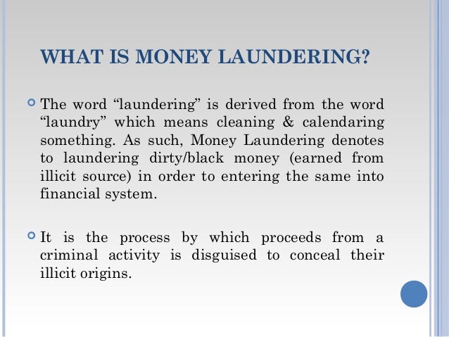 Money Laundereing