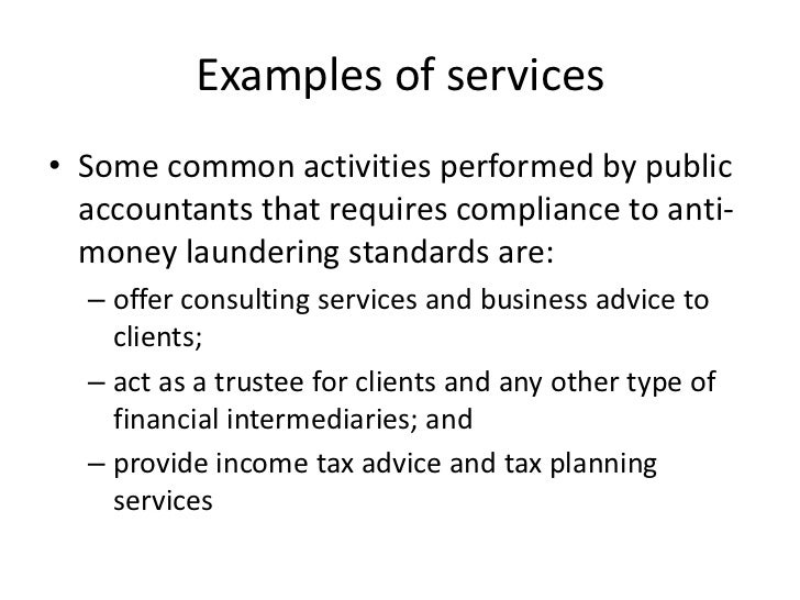 Money Laundering Detection And Obligation Of Cas