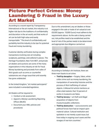 Money Laundering in the Art, Collectibles, and Luxury Goods Industry | PDF