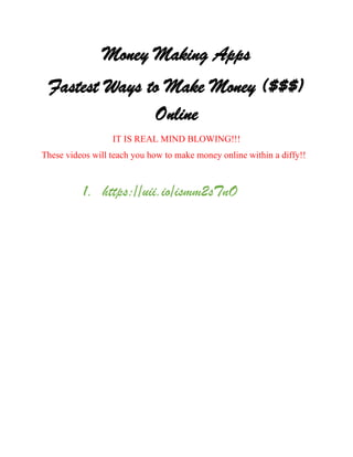 Money Making Report.pdf Money Making App.pdf