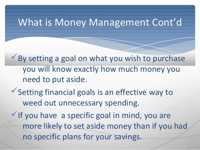 how to handle your money