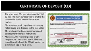 Money markets.pptx ppt for mba part of indian financial system | PPTX