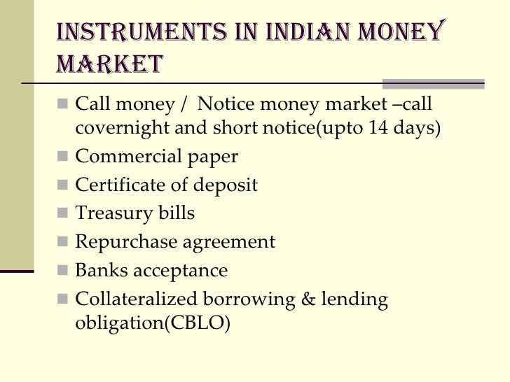 literature review of indian money market