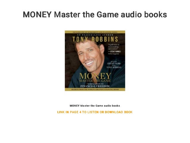 Money Master The Game Audio Books - 