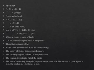 Money multiplier concept in economics_pptx | PPTX