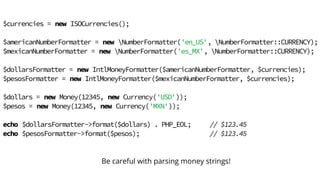 How to count money using PHP and not lose money | PDF