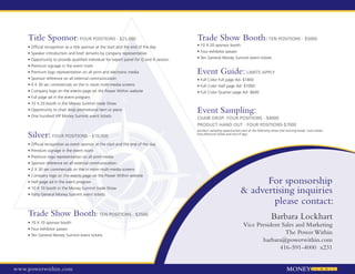 Money Summit Sponsor