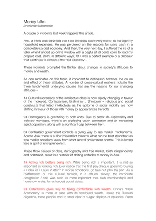 Money Talks Pdf Money Talks Pdf