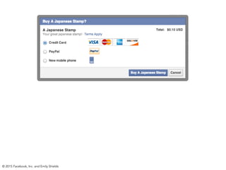 © 2015 Facebook, Inc. and Emily Shields
 