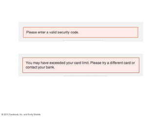 © 2015 Facebook, Inc. and Emily Shields
 