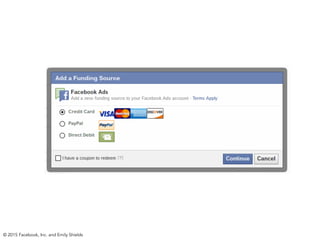 © 2015 Facebook, Inc. and Emily Shields
 